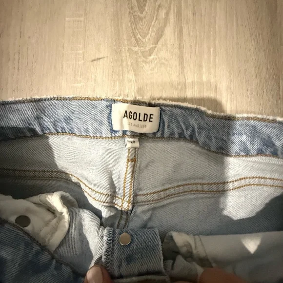Agolde Riley Cropped Jeans - Picture 5 of 7